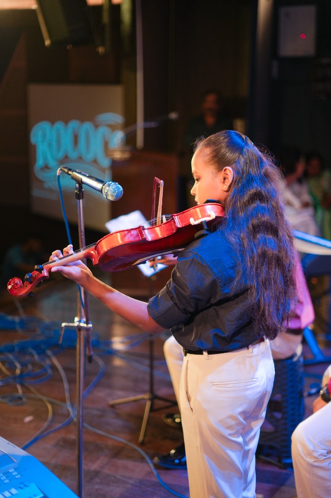 Playing Violin